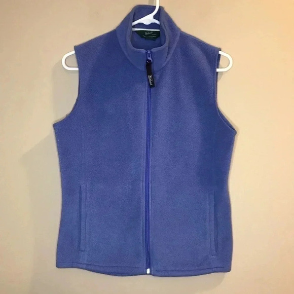 Woolrich Vest Purple Fleece Zip Up Women’s Size Small S Ultra Violet Warm Layers - Picture 1 of 8